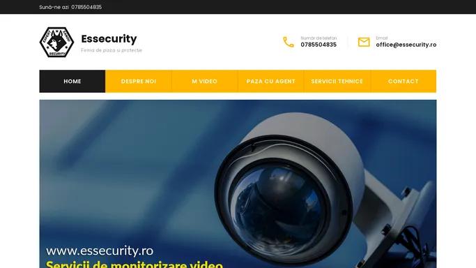 Essecurity – Firma de paza si protectie