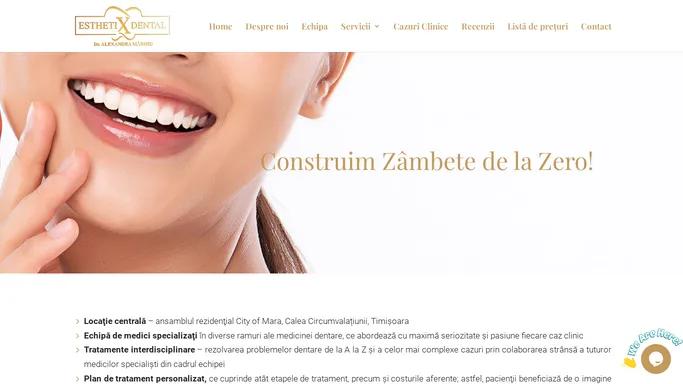 EsthetiXDental Dr. Alexandra Maroiu - Construim Zambete de la Zero!