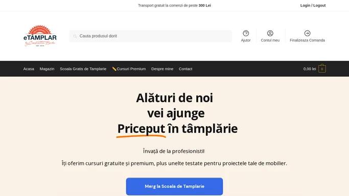 eTamplar – Cursuri de tamplarie online!