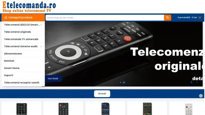 Etelecomanda -Shop online telecomenzi TV