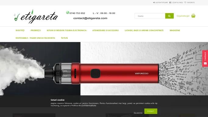 Tigari electronice - Magazin online tigara electronica - Eti