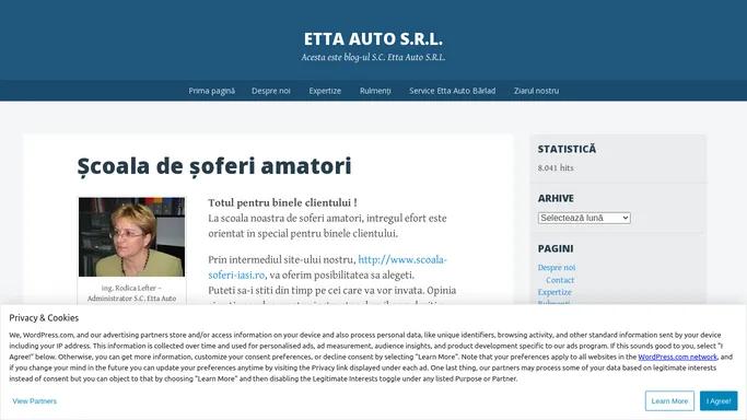 Etta Auto S.R.L. | Acesta este blog-ul S.C. Etta Auto S.R.L.