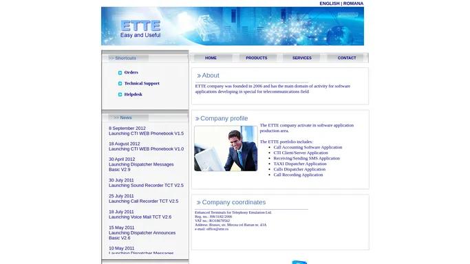 Enhanced Terminals for Telephony Emulation - Contact