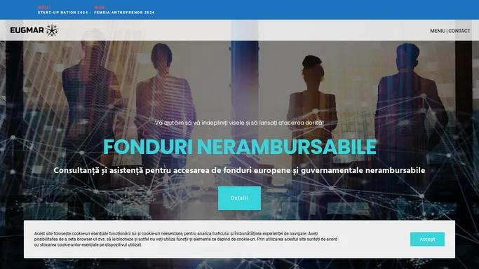 Fonduri Europene si guvernamentale nerambursabile - EUGMAR