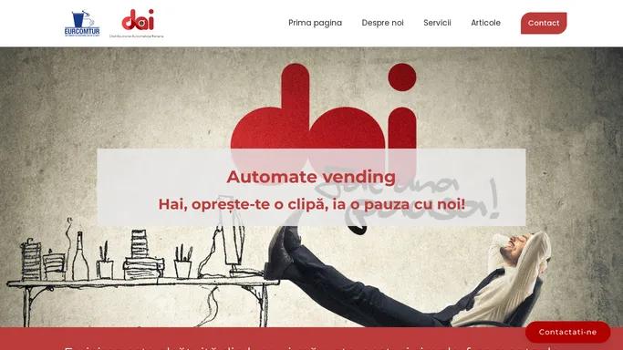 Automate vending, cafea si bauturi - Eurcomtur.ro