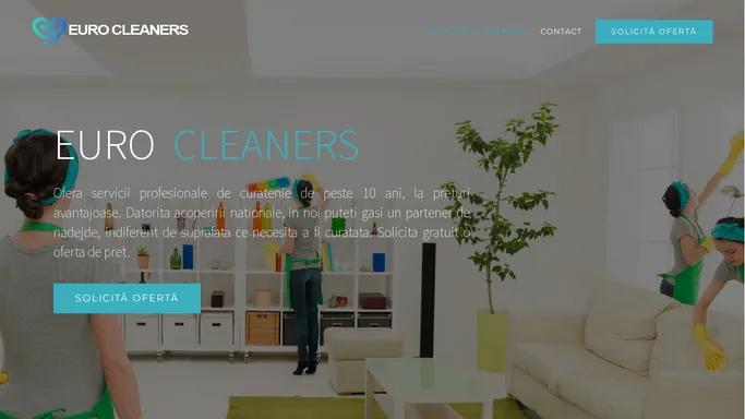 Euro Cleaners | Servicii de curatenie