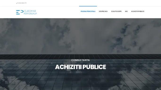 Consultanta achizitii publice si licitatii