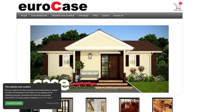 Case structura din lemn, case modulare, case de lemn, fabrica de case, constructii case, proiectare case | Eurocase