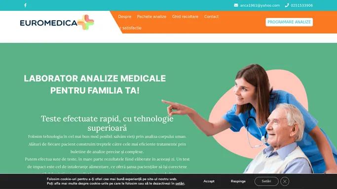 Euromedica Craiova – Laborator analize medicale