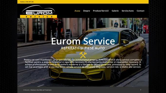 EuromService – Reparatii si Piese Auto