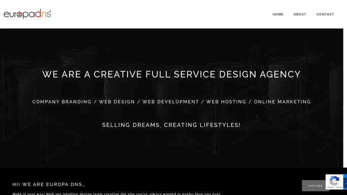 EUROPA DNS – CREATIVE FULL SERVICE DESIGN AGENCY