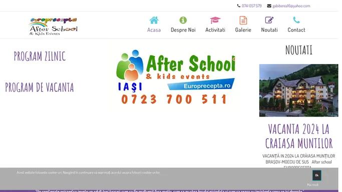 After School & Activitati Educative in Iasi - Acasa