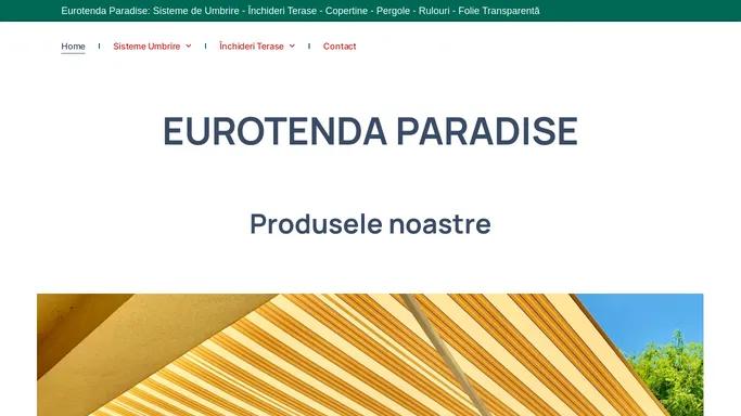 Home - Eurotenda Paradise