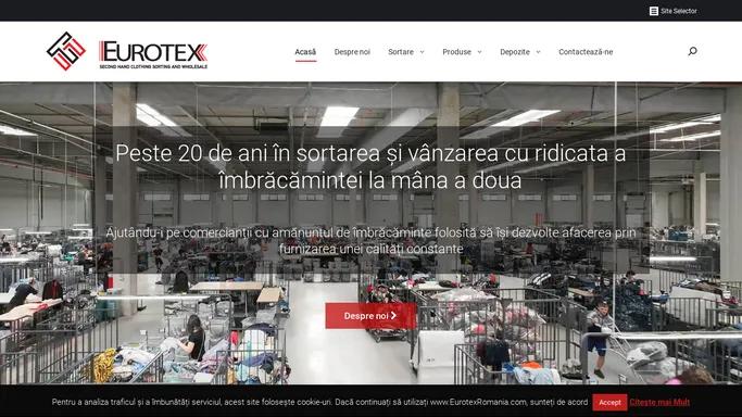 Eurotex Romania- Depozit Haine Second Hand En Gros