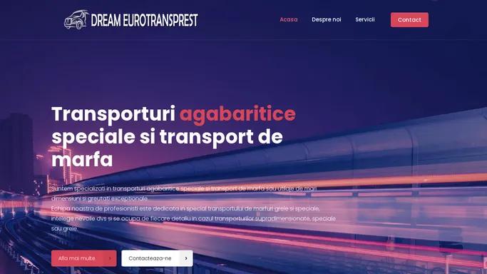 Transporturi agabaritice speciale | Eurotransprest