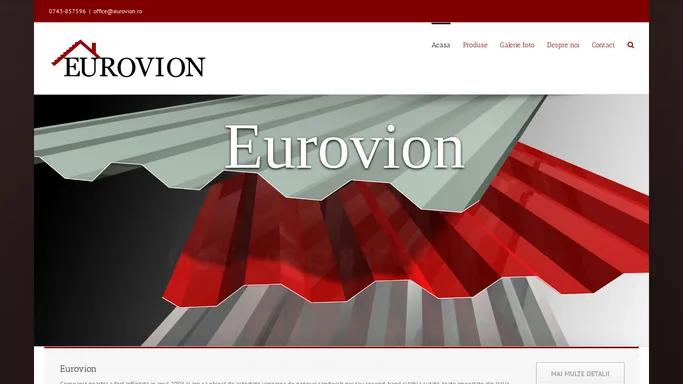 Eurovion, Tabla cutata suceava, placi din policarbonat suceava