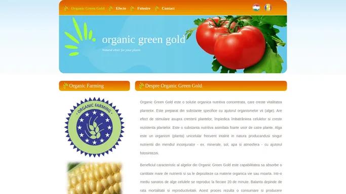 Organic Green Gold