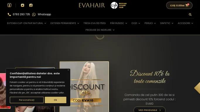 Extensii si peruci par natural sau sintetice - EvaHair