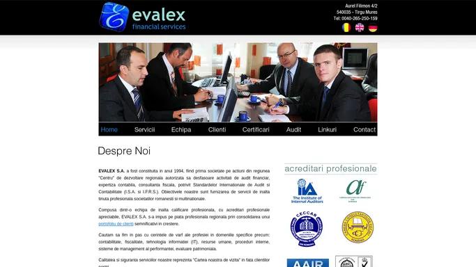 EVALEX - Audit financiar, Consultanta fiscala, Contabilitate si Expertiza