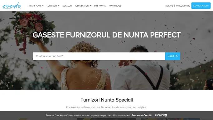 Furnizorul de nunta perfect - Evento.ro