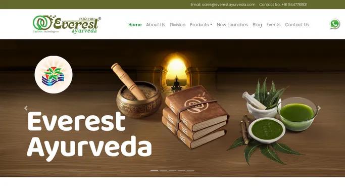 Everest Ayurveda | www.everestayurveda.com | Ayurvedic Medicines | Kerala - India