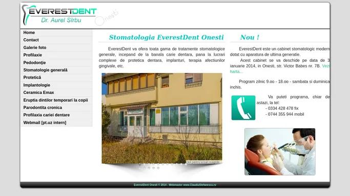 EverestDent Onesti - stomatologie generala