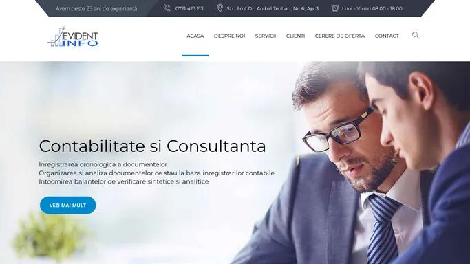 EVIDENT INFO – Consultanta si Contabilitate