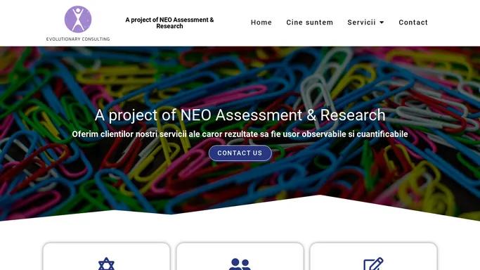 Evolutionary Consulting – A project of NEO Assessment & Research