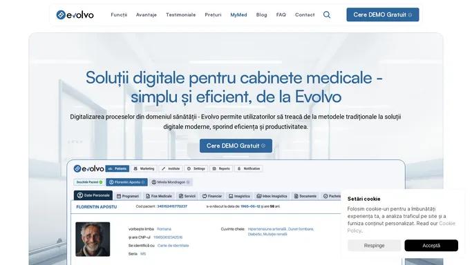 Evolvo Romania | Software medical online si aplicatie medicala