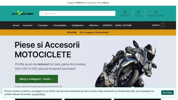 EVO MOTORS - Magazin Piese Moto, Accesorii si Consumabile