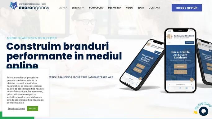 Evoro Agency - Agentie de Web Design si Branding Bucuresti