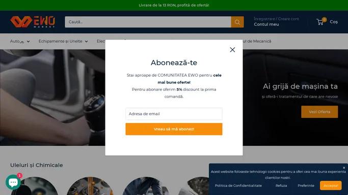 EWO Market - Piese si accesorii auto online