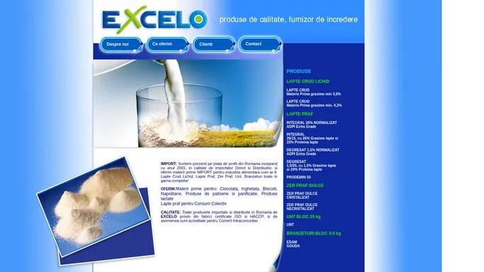 excelo-materii prime industria alimentara