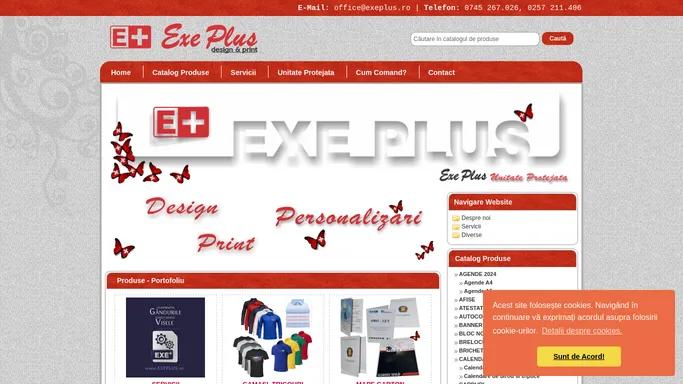 EXE PLUS - Papetarie, Publicitate - www.exeplus.ro