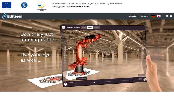 Augmented reality for offline robot programming - Exliteron