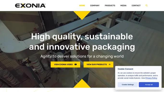 Exonia – Producer of custom paper bags – high quality, sustainable and innovative packaging