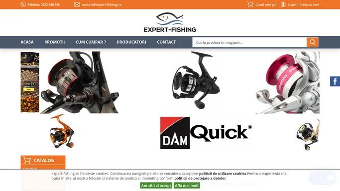 Magazin online de pescuit. Articole de pescuit la cele mai mici preturi. Seturi pescuit pentru toate stilurile concepute de catre Expert Fishing.Seturi pescuit feeder, seturi pescuit crap. Cadouri in functie de valoarea comenzii. Magazin pescuit. Transport gratuit.