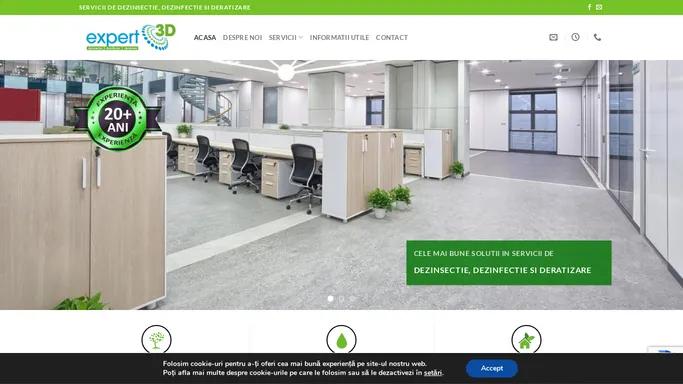 Expert 3D - Dezinfectie, Dezinsectie si Deratizare - Iasi, Bacau, Suceava