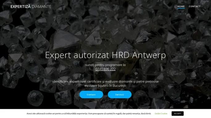 Expert autorizat HRD Antwerp - Expertiza diamante