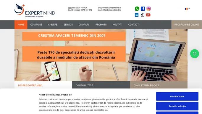 Expert Mind: Firma de contabilitate si infiintari societati in Iasi & Bucuresti