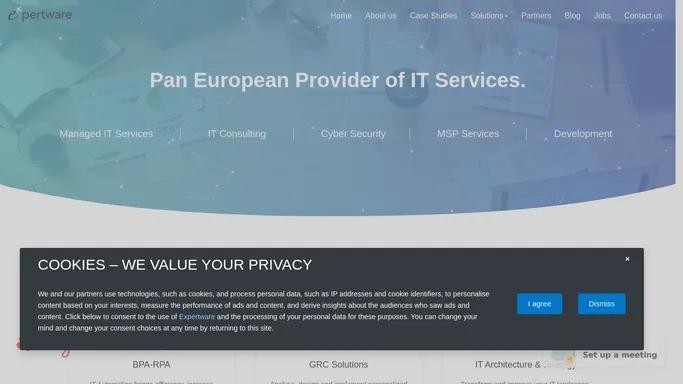 Home | Expertware - Pan European Provider of IT Services