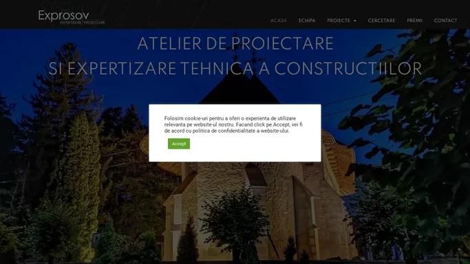 Exprosov – Atelier de Proiectare si Expertizare Tehnica a Constructiilor