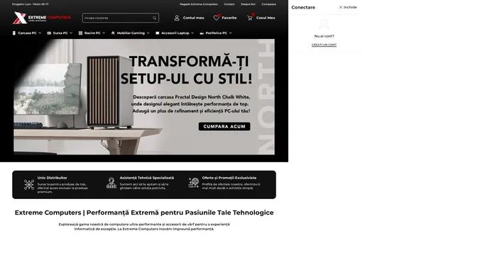 Extreme Computers | Performanta Extrema pentru Pasiunile Tale Tehnologice