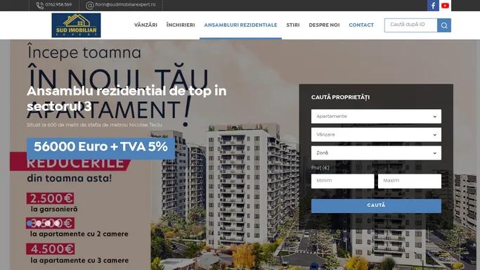 Apartamente noi, Case, Vile, Terenuri - SudImobiliarExpert.ro