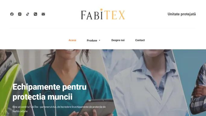 FabiTex - Unitate Protejata