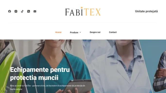 FabiTex - UNITATE PROTEJATA