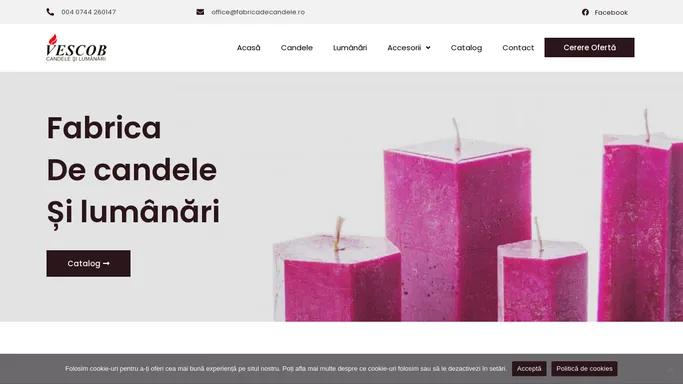 Fabrica de candele – Fabrica de candele