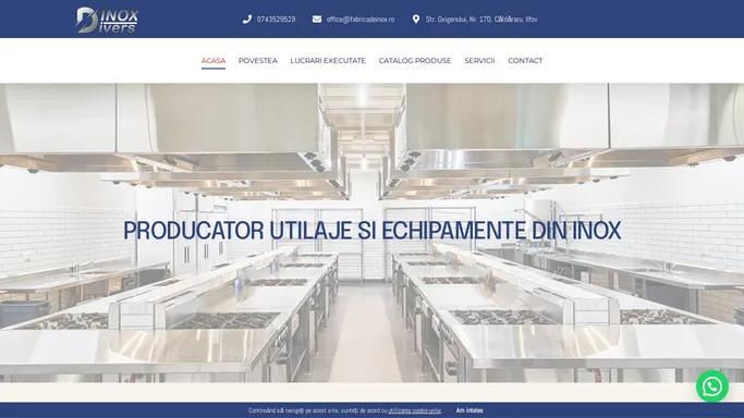 Produse din inox | Divers Inox producator echipamente din inox