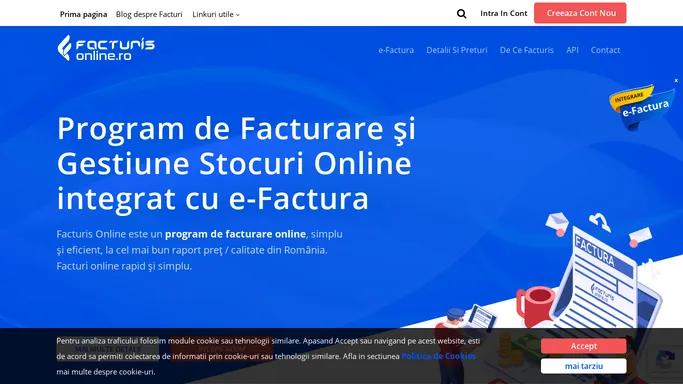 Factureaza online cu Facturis Online, program de facturare