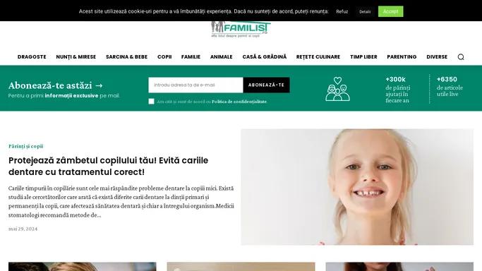 Familist.ro - Parinti si copii